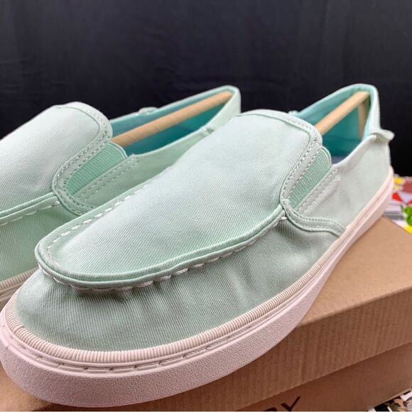 Sperry Top-Sider Slip On Mint Green Womens Various Sizes - Picture 7 of 14